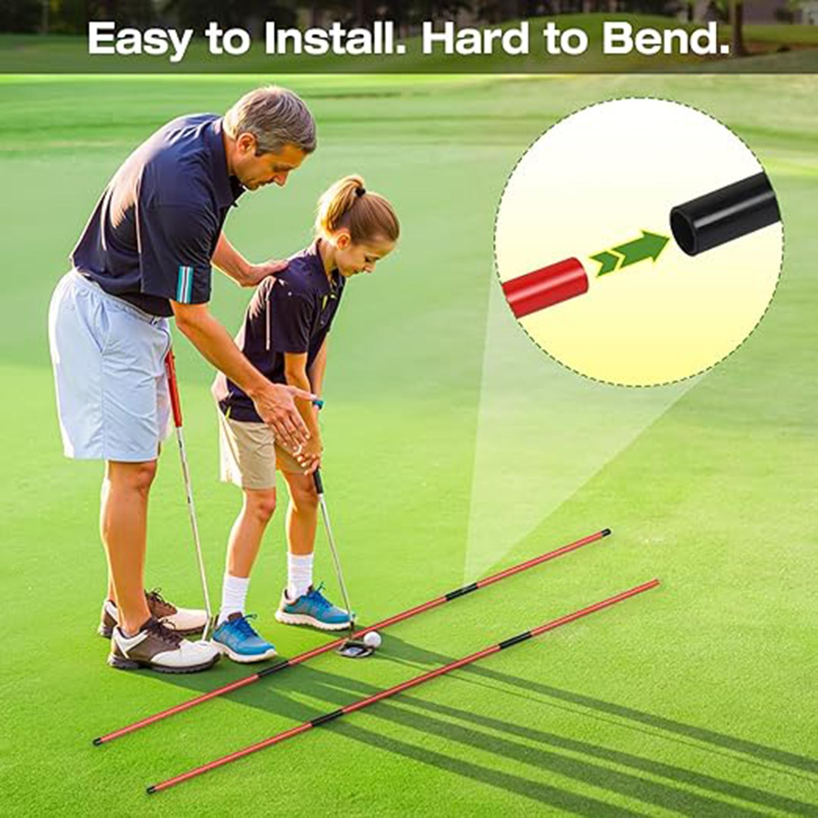 Golf Equipment For Youth - Hizalama Çubuğu Tutucu Ayarlanabilir Açı Hizalama