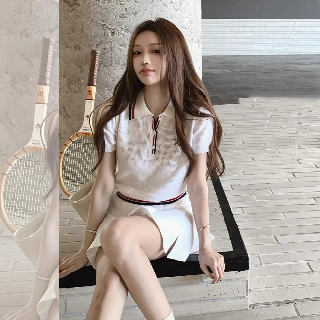 Yaz Kadın Tenis Serisi Waffle  - Golf Equipment Women incelemesi ve fiyatı