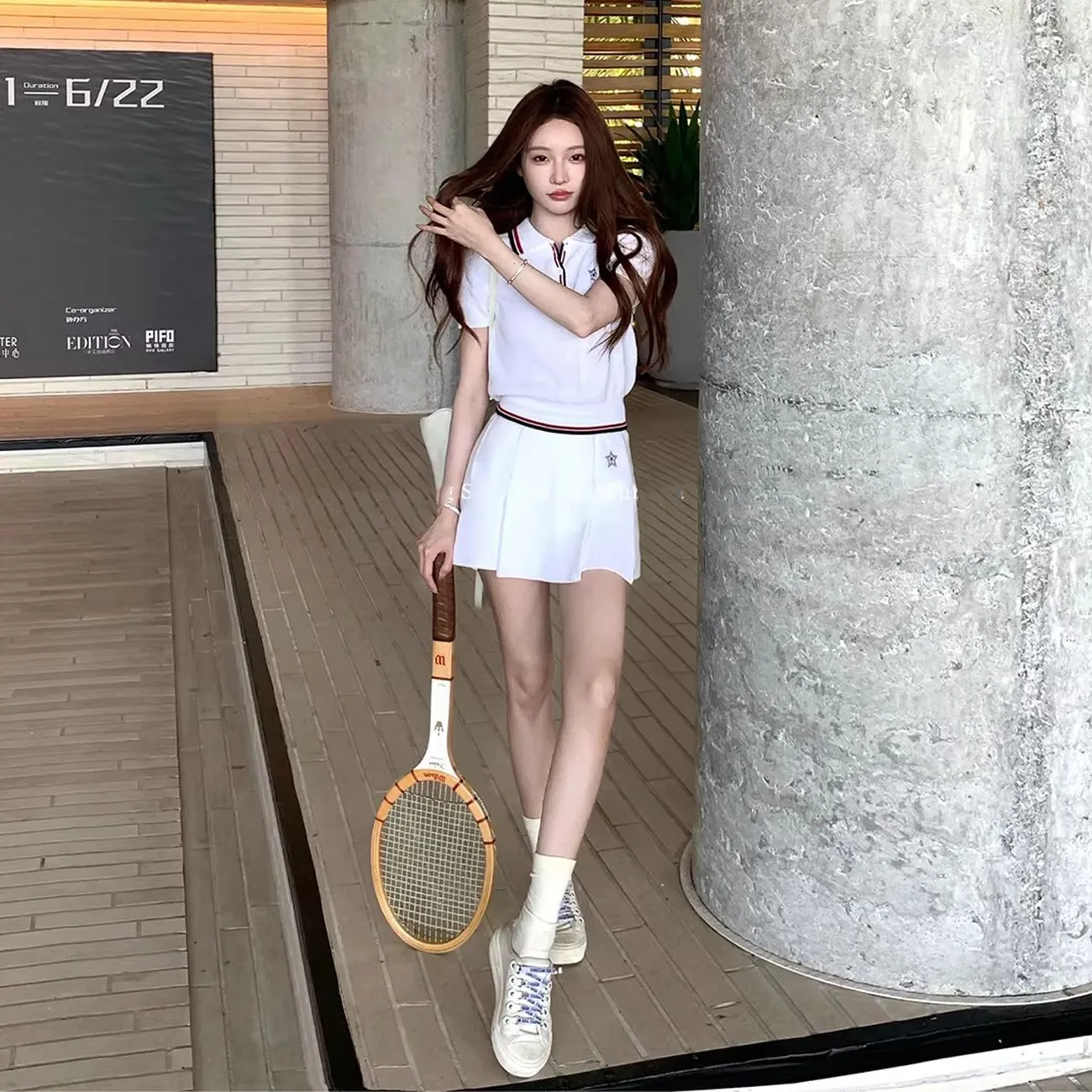 Yaz Kadın Tenis Serisi Waffle  - Golf Equipment Women incelemesi ve fiyatı