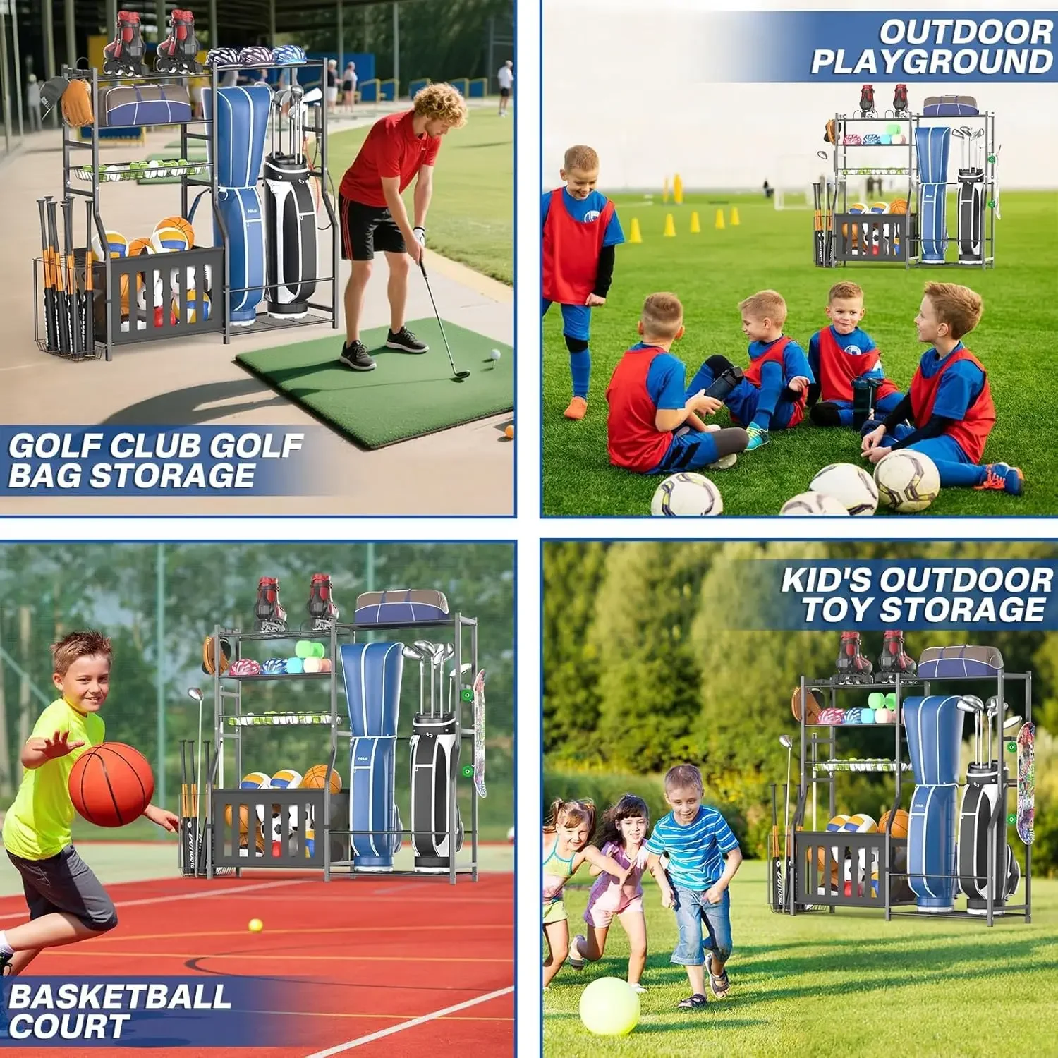Ağır Hizmet Tipi Garaj Spor Ek - Golf Equipment Holder incelemesi ve fiyatı